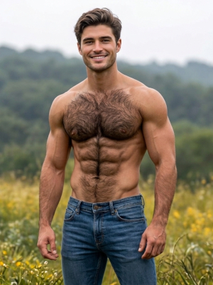 Hairy Men Image 3. Sexy men, hot hunks, muscular men, shirtless men.