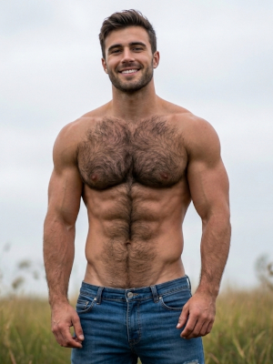 Hairy Men Image 6. Sexy men, hot hunks, muscular men, shirtless men.